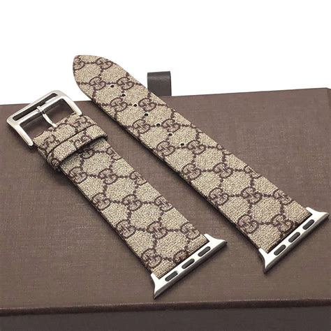 apple watch ultra gucci strap|gucci interchangeable watch straps.